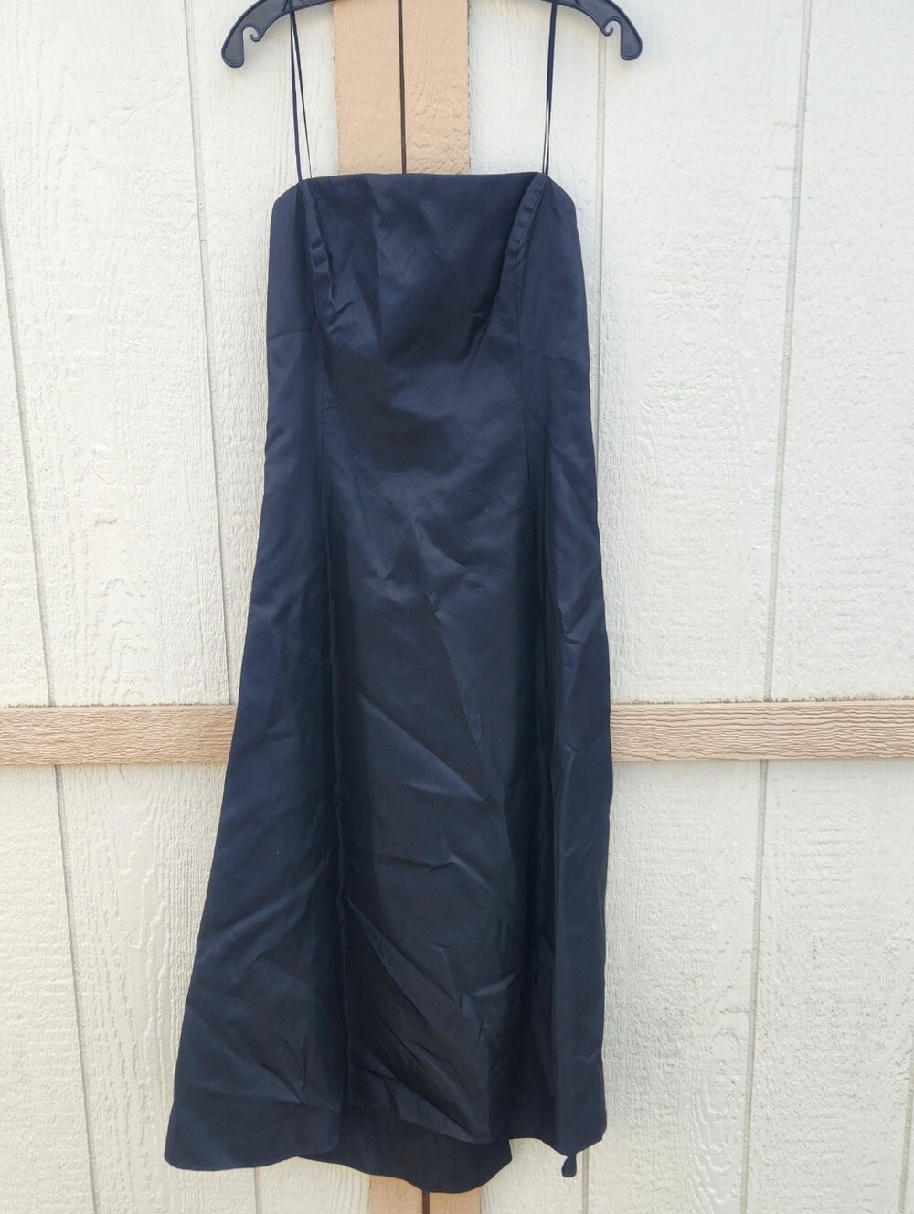 Vintage 90s Shelli Segal Laundry Retro Whimsigoth Edgy Twist Detail Black 10 - Picture 2 of 9